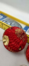 Load image into Gallery viewer, Holt Howard Vintage 1950&#39;s Christmas Honeycomb Ornaments. Made In Japan.
