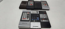 Load image into Gallery viewer, Choice of One Vintage Retro Looking VCR Television Remote for Prop. Old VCR/TV Remotes. Sold as-is for intrinsic value.
