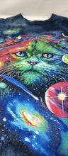 Load image into Gallery viewer, New Galaxy Cat Tee By Mountain S/S T-Shirt Adult Medium

