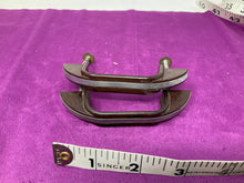 Load image into Gallery viewer, Pair of Art Deco Bakelite and Chrome Drawer Pulls. Art Deco Cabinet Handles.
