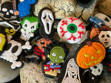 Load image into Gallery viewer, Lot of Brand New Horror Charms for Crocs. Halloween Horror Croc Charms.
