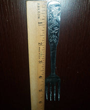 Load image into Gallery viewer, Vintage Minnie Mouse Childs Fork. Minnie Mouse Utensil. Stainless Steel. Previously Owned.
