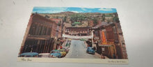 Load image into Gallery viewer, Vtg Unused Postcard Central City CO Colorado Main St Funky Old Cars Vintage PC
