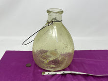 Load image into Gallery viewer, Antique Glass Jar Trap. Vintage Glass Bee Wasp Fly Trap Jar.
