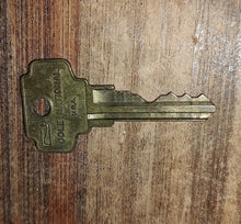 Load image into Gallery viewer, Vintage Brass Cole National Flat Key
