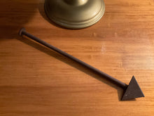 Load image into Gallery viewer, Vintage Arrow Sculpture. Iron Art. Ooak Cast Iron Directional Arrow.
