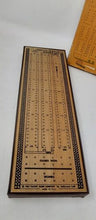 Load image into Gallery viewer, Pleasantime 715 Cribbage Board Continuous Track Two Lanes Pacific Games 8 Pegs
