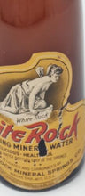 Load image into Gallery viewer, Antique Amber Mineral Water Graphic Label Art Nouveau Soda Bottle w/o Cap
