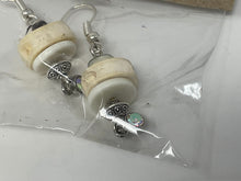 Load image into Gallery viewer, Handmade Fish Vertebrae Earrings. Sensitive Ears Wire Dangle Fish Vertebrae Earrings.
