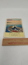 Load image into Gallery viewer, An Old Codger from Maine Poem A Friendly Line Row Boat Unposted Linen Postcard
