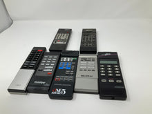 Load image into Gallery viewer, Choice of One Vintage Retro Looking VCR Television Remote for Prop. Old VCR/TV Remotes. Sold as-is for intrinsic value.
