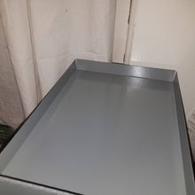 Load image into Gallery viewer, Extra Large Vintage Steel Grey Storage Box for Ephemera, file cards, etc. 12x8.5x6
