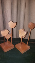 Load image into Gallery viewer, Vintage Folk Art Black Capped Chickadee Wood Chickadee Sculpture. Bird Decoy Handcrafted.
