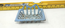 Load image into Gallery viewer, Antique vintage French cast iron enamel soapdish 1930s Blue Enamelware Chic bathroom Porte-savon fonte émaillée bleu, France
