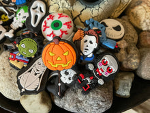 Load image into Gallery viewer, Lot of Brand New Horror Charms for Crocs. Halloween Horror Croc Charms.
