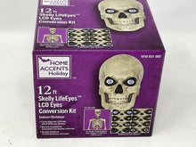 Load image into Gallery viewer, 12 ft Skeleton Skelly LifeEyes LCD Eyes Conversion Kit Home Accents Halloween
