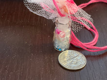 Load image into Gallery viewer, Tiny Handmade Unicorn Farts Amulet. Teeny bottle of Unicorn Farts.
