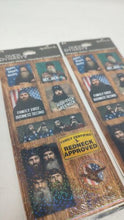 Load image into Gallery viewer, Duck Dynasty Holographic Stickers Decals 2 Packs of 2 Sheets
