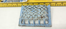Load image into Gallery viewer, Antique vintage French cast iron enamel soapdish 1930s Blue Enamelware Chic bathroom Porte-savon fonte émaillée bleu, France
