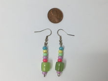 Load image into Gallery viewer, Handmade Glow in the Dark Dangle Earrings.
