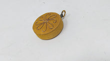 Load image into Gallery viewer, Little satin embroidered sewing machine measuring tape. cloth ribbon measuring tape. 1940-1950&#39;s.
