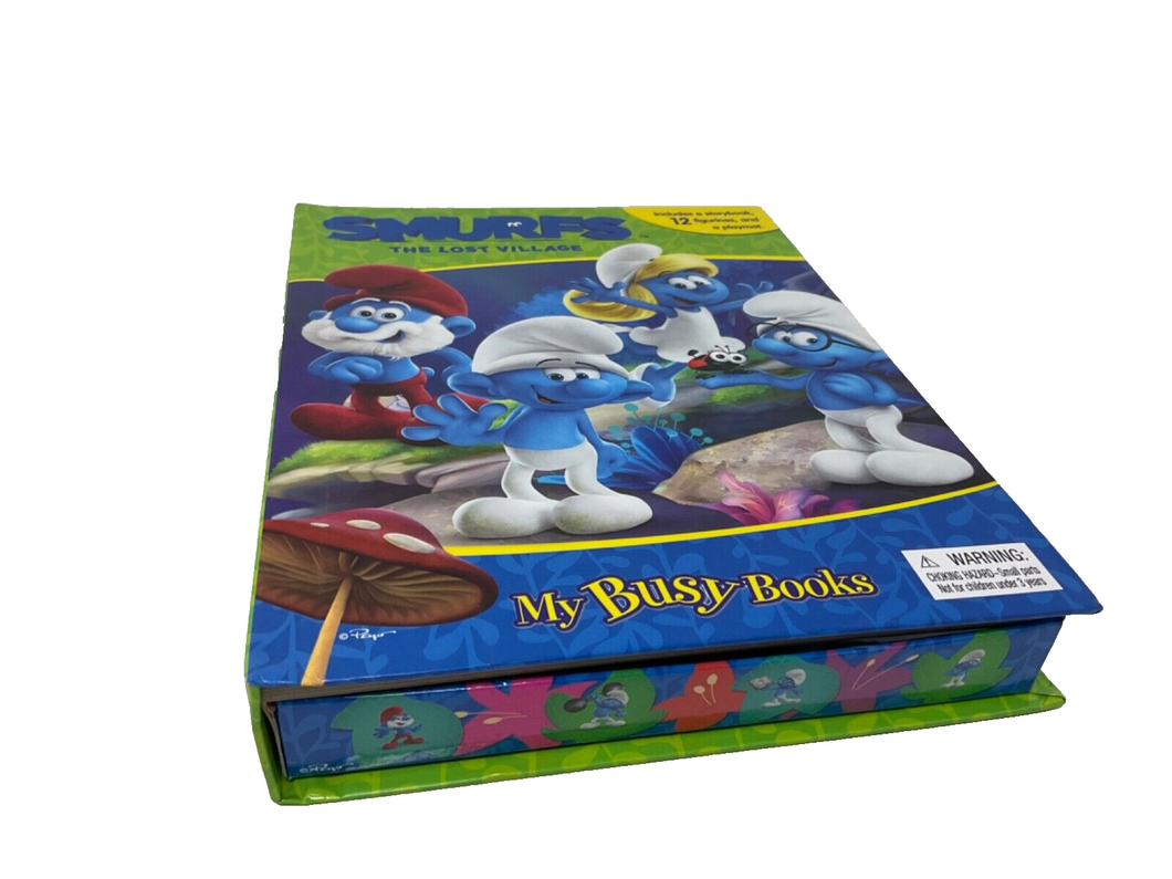 The Smurfs - My Busy Books, includes 12 Figures and playmat
