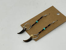 Load image into Gallery viewer, Vintage Coyote Claw Earrings.
