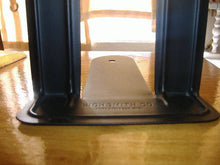 Load image into Gallery viewer, CHOICE of 1 Vtg Mid Century Industrial Library School Steel Highsmith Bookends 9&quot;x6&quot; Black

