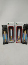Load image into Gallery viewer, 4 Vintage Solid Brass Electric Candlestick Polished Window Candle Lamps In Boxes
