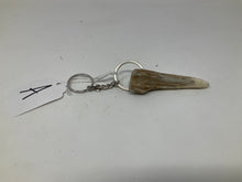 Load image into Gallery viewer, Handmade Antler Tip Keychain
