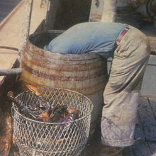 Load image into Gallery viewer, Coastal Photo. Fisherman. Lobsterman on Dock. Looks signed. In shrinkwrap. Previously owned and unopened.
