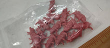 Load image into Gallery viewer, choice of ONE itty bitty pink plastic pig or tiny little white cow. One tiny animal miniature.
