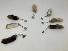 Load image into Gallery viewer, Genuine Rabbit Foot Keychain. Choice of One. Rabbit’s Foot Keychain.
