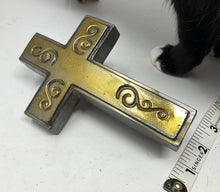 Load image into Gallery viewer, Vintage Coffin Cross. Casket Cross.
