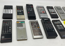 Load image into Gallery viewer, Choice of One Vintage Retro Looking VCR Television Remote for Prop. Old VCR/TV Remotes. Sold as-is for intrinsic value.
