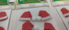 Load image into Gallery viewer, New Old Stock Nicole Tiny Treasures Santa Hats 3/4 Inch Ben Franklin. NIP

