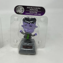 Load image into Gallery viewer, Vintage Halloween Solar Dancer Frankenstein Solar Powered Halloween Figure. Works. See video. In original package.
