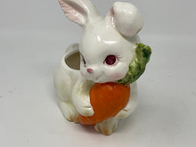 Load image into Gallery viewer, Vtg 60s Bunny Rabbit Planter Easter Shower Nursery aDORable!
