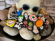 Load image into Gallery viewer, Lot of Brand New Horror Charms for Crocs. Halloween Horror Croc Charms.
