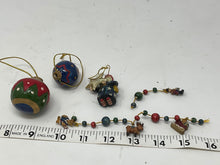 Load image into Gallery viewer, Vintage Lot of Christmas Ornaments. Assorted lot of miniature and small ornaments.
