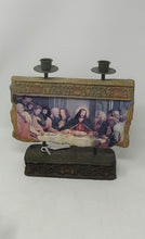 Load image into Gallery viewer, Vintage Last Supper Candle Holder

