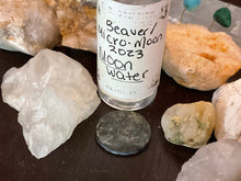 Load image into Gallery viewer, One small bottle of Beaver Moon 2023 Moon Water. Bottle of Moonwater.

