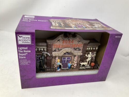 Brand New Lighted The Home Depot Store Haunted Halloween Home Accents 2024