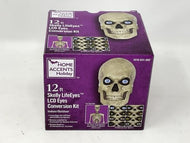 12 ft Skeleton Skelly LifeEyes LCD Eyes Conversion Kit Home Accents Halloween