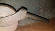 Load image into Gallery viewer, Antique Large Wooden Furniture Industrial Caster. 6 1/8&quot; long - Sloth Candle Co.
