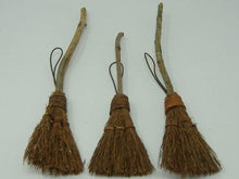 Load image into Gallery viewer, OOAK Christmas Scented Witch Broom Ornaments. Choice of ONE Cinnamon Broomstick Ornament. 8&quot;
