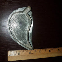 Load image into Gallery viewer, Rare Antique Cookie Cutter. Tin Flatback Cookie Cutter. Pepper. Flatback Chili Pepper Cookie Cutter.
