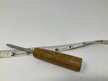 Load image into Gallery viewer, Vintage 1940&#39;s or 1950&#39;s Wood Handle Ice Pick. Meat Advertising Company. Can&#39;t Make it Out.
