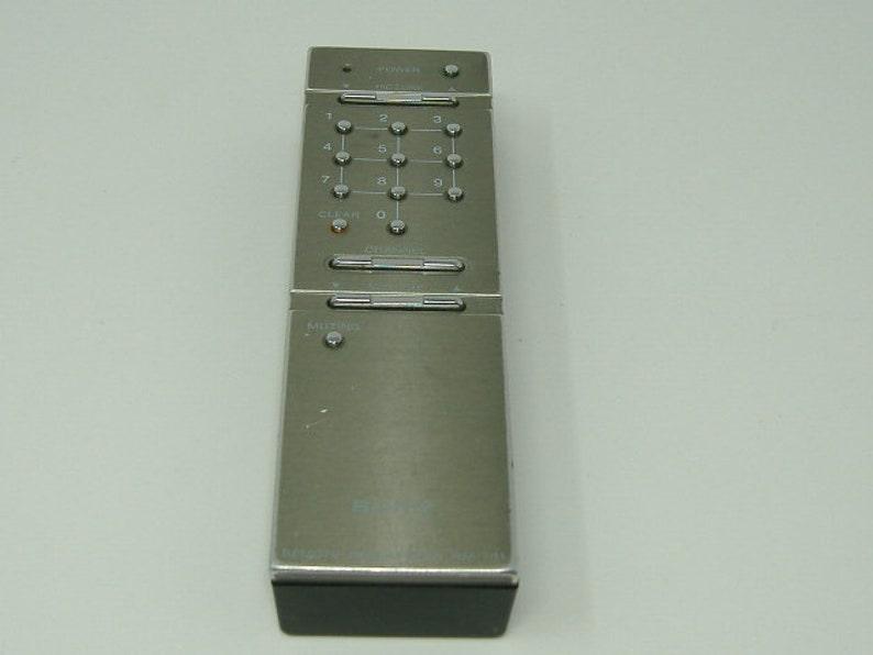 Vintage Retro Looking Sony RM 701 Television Remote for Prop. Old VCR/TV Remote. Sold as-is for intrinsic value.